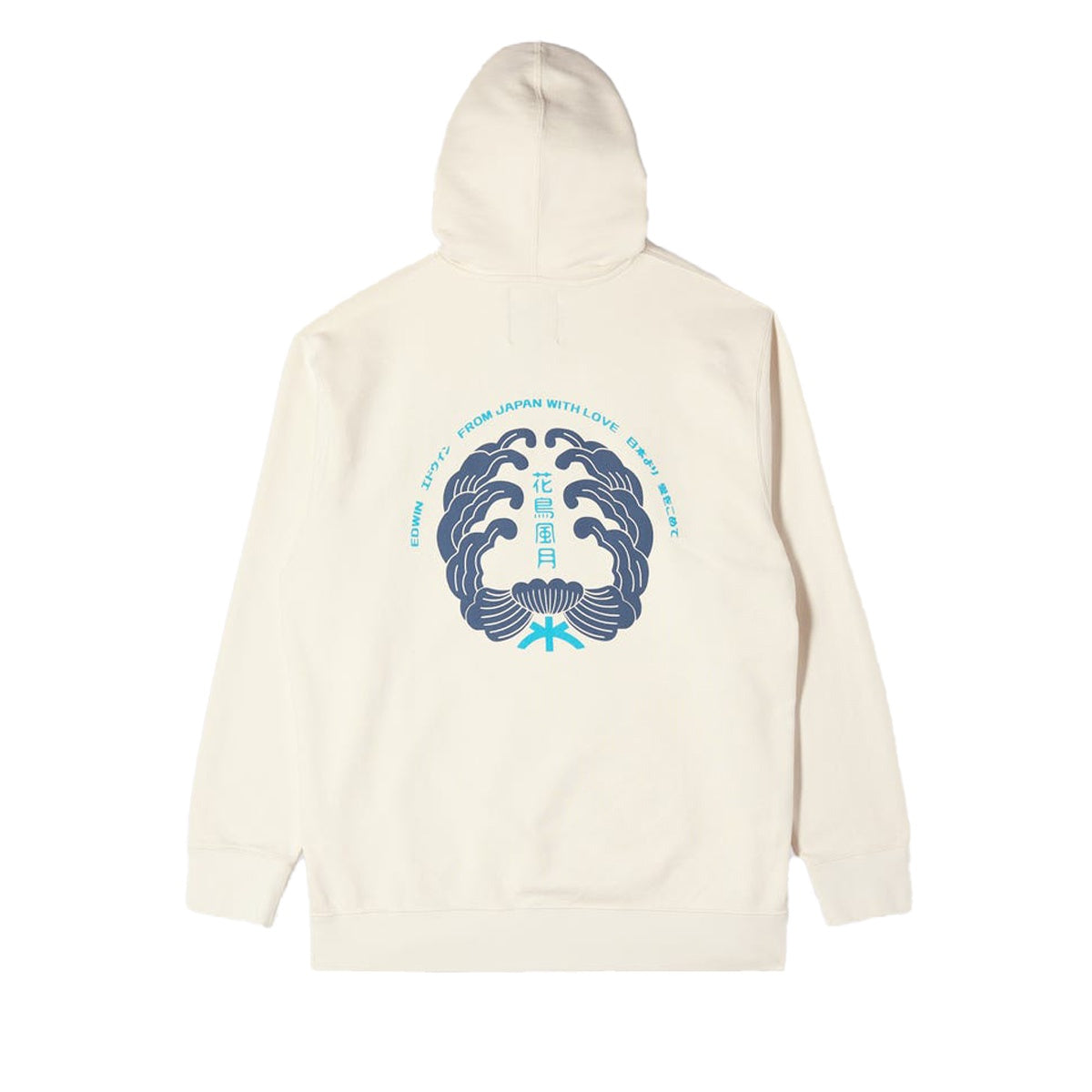 Edwin Mondokoro Hoodie Sweat Heavy Felpa Whisper White