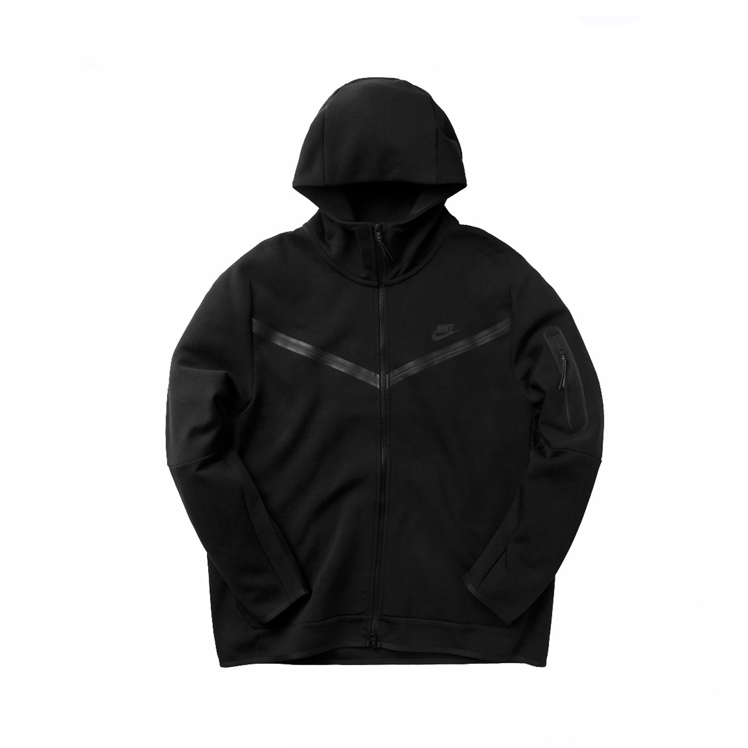 Black nike fleece sale hoodie