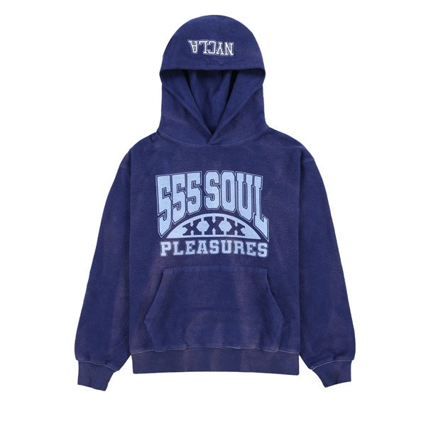 Pleasures logo hoodie best sale