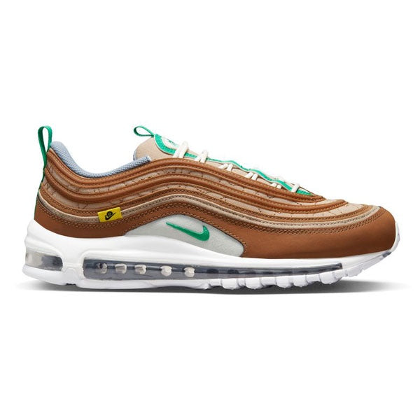 Air max 97 green best sale orange white