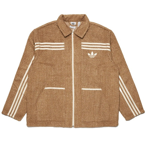 adidas jacket brown