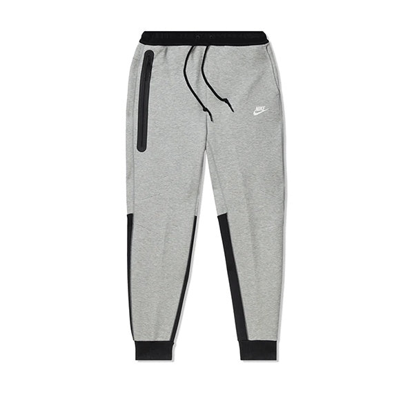 Nike tech fleece pants black white sale