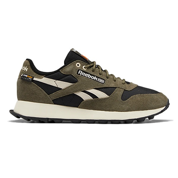 Army green reebok classics hotsell