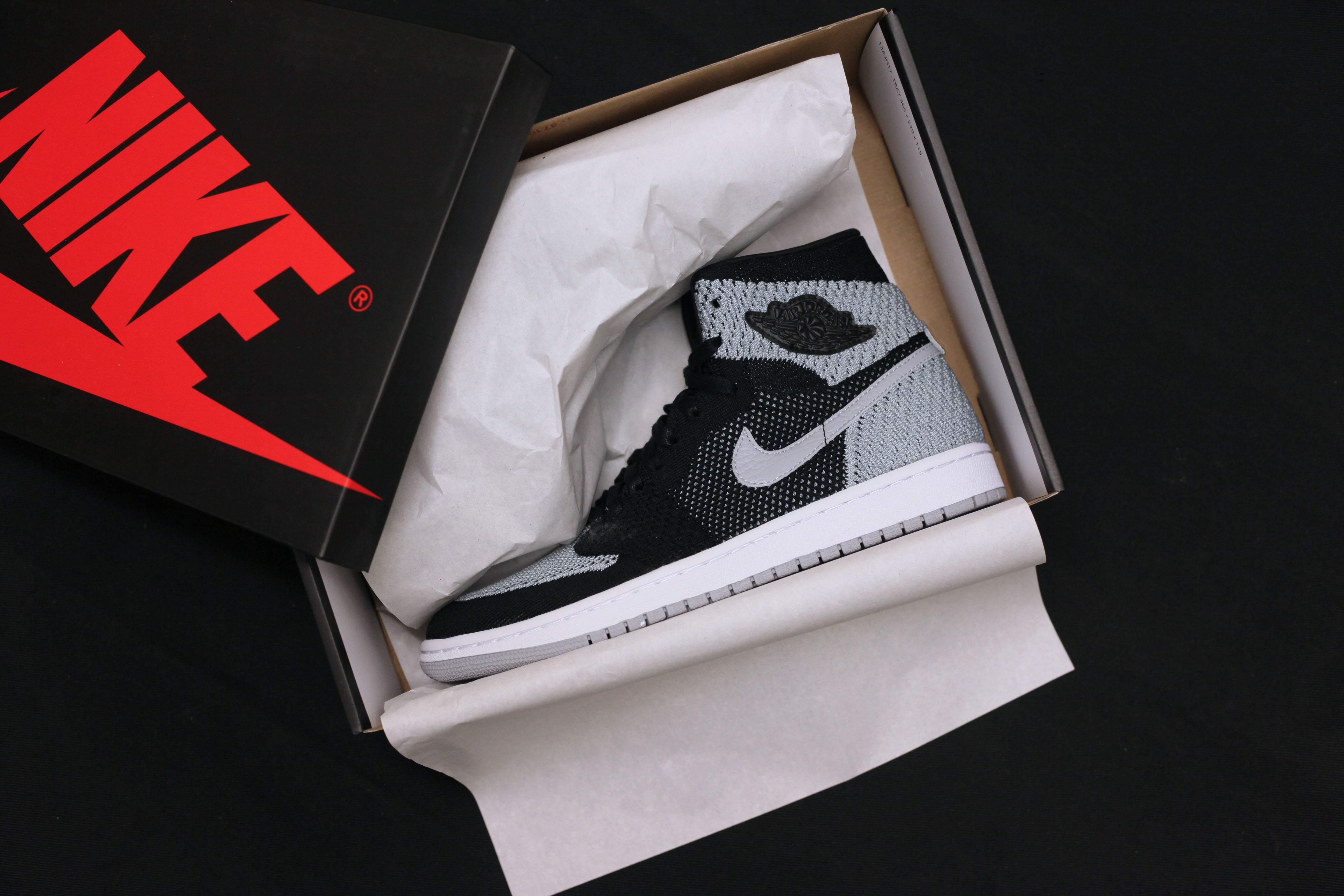 Air jordan 1 high best sale flyknit shadow