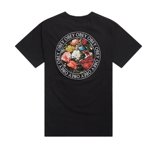 Obey Bouquet T Shirt Black