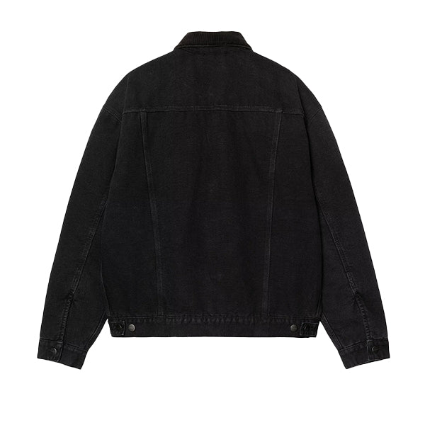 Carhartt WIP Dayton Trucker Jacket Black Black Stone Wash