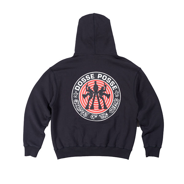 Dosse Posse 'Gangstas' Hooded Sweatshirt Vintage Black