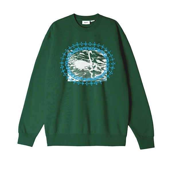 Obey Mystic Powers Sweatshirt Moss Green