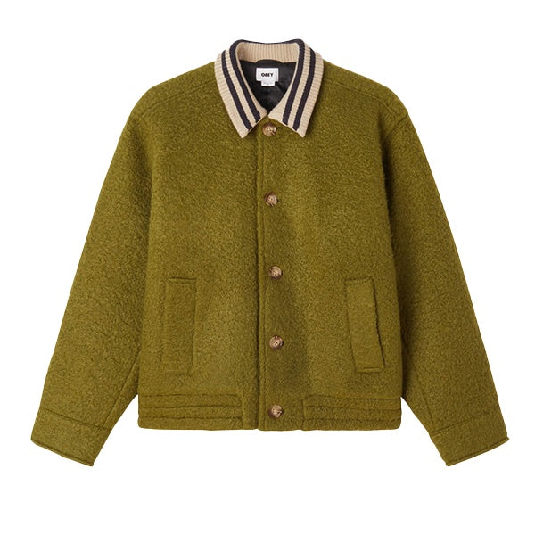 Obey Saunders Blouson Jacket Moss Green