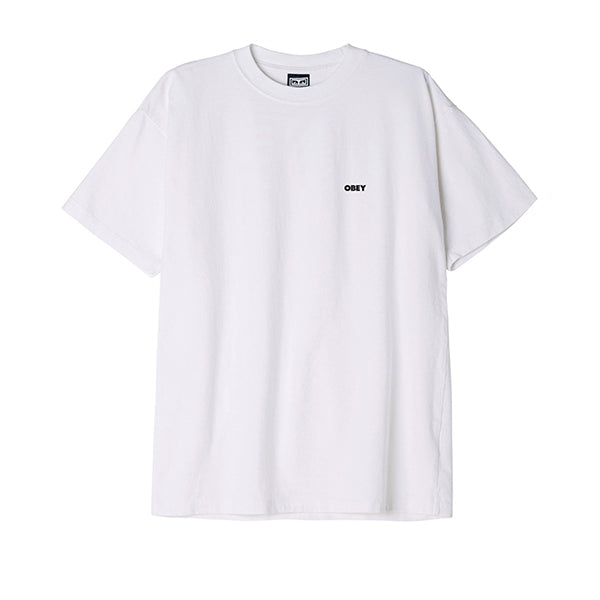 Obey Bold Icon Heavyweight T Shirt White