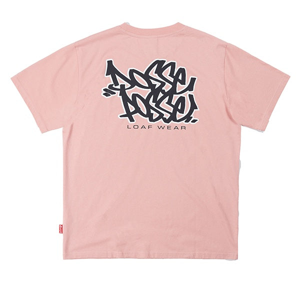 Dosse Posse SS 'Loafin' Tag' T-Shirt Dusk Pink