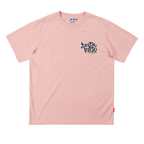 Dosse Posse SS 'Loafin' Tag' T-Shirt Dusk Pink