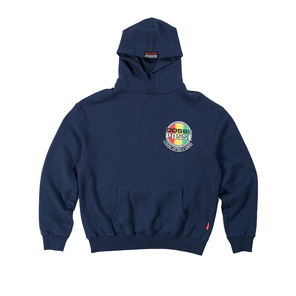 Dosse Posse Hooded 'Rasta Dot' Sweatshirt Indigo Navy