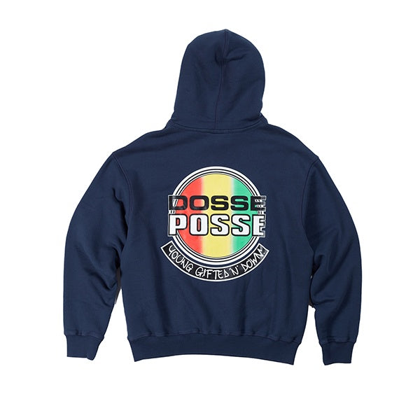 Dosse Posse Hooded 'Rasta Dot' Sweatshirt Indigo Navy