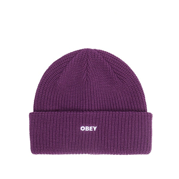 Obey Future Beanie Wine Berry