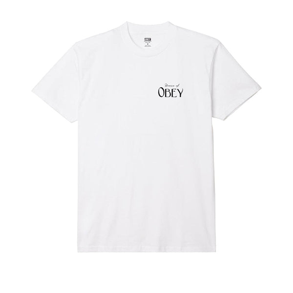 Obey House Of Obey T Shirt White