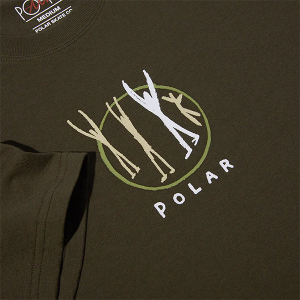 Polar Polar Gang Tee Brown