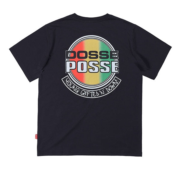 Dosse Posse SS 'Rasta Dot' T-Shirt Vintage Black