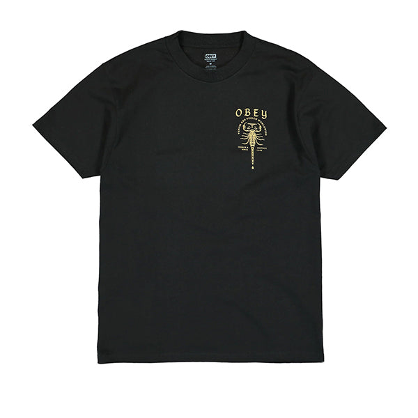 Obey Scorpion T Shirt Black