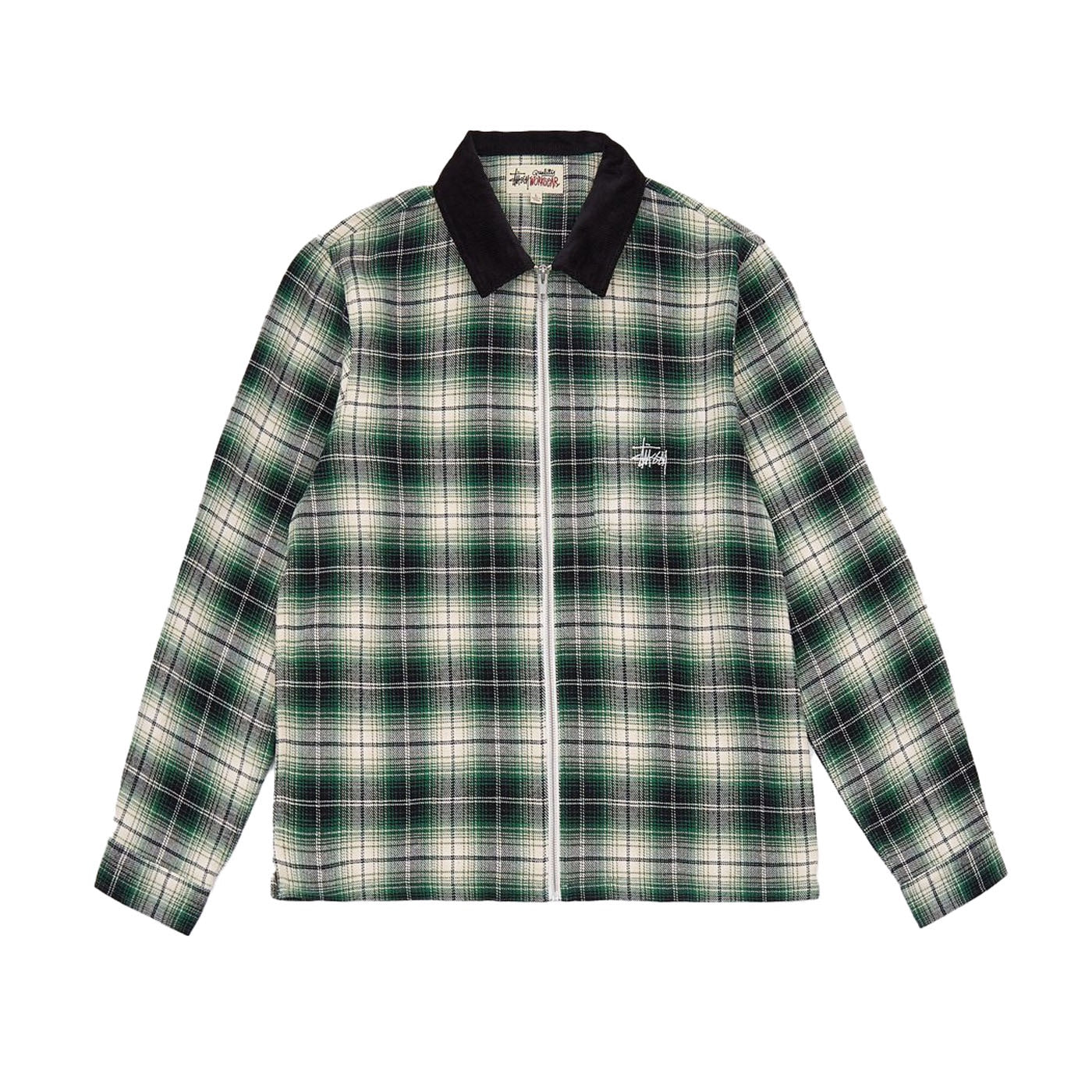 Stussy Frank Plaid Zip Shirt