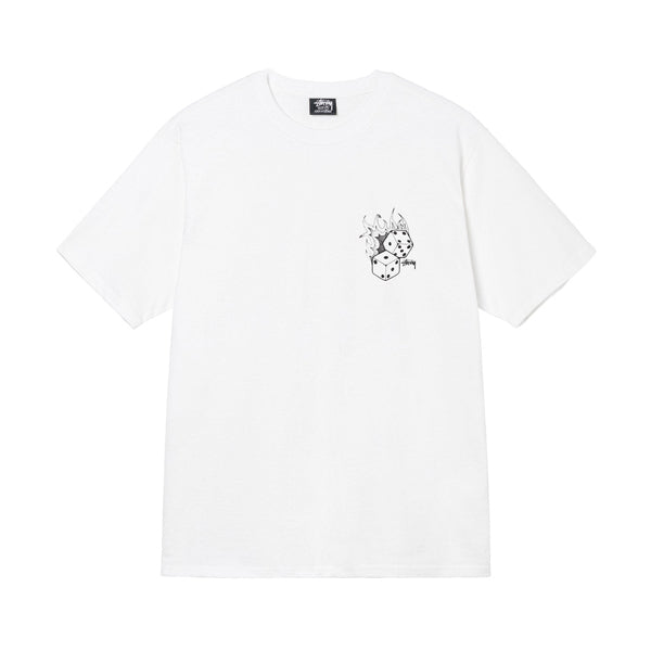 Stussy Fire Dice Tee White