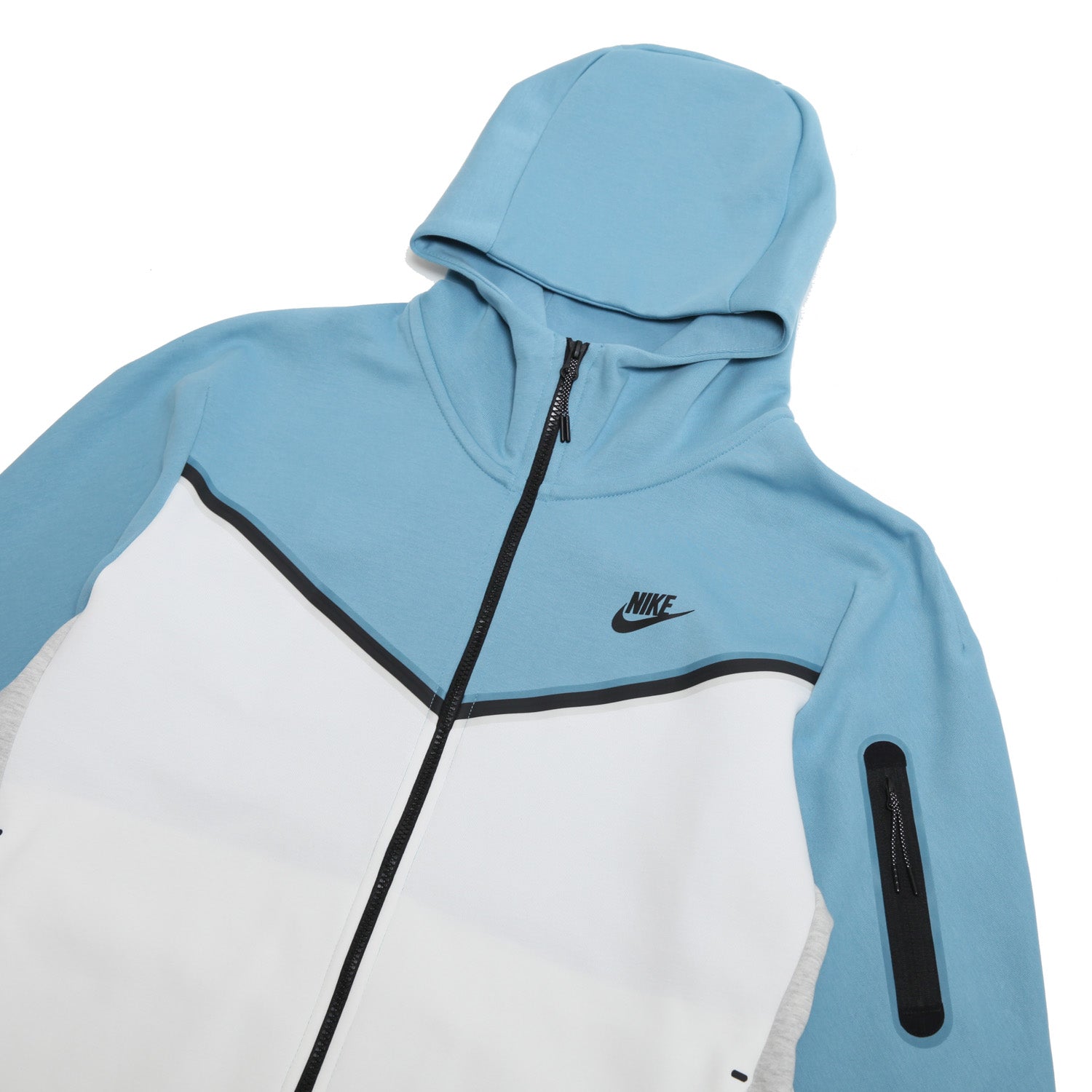 Blue and white store nike tech