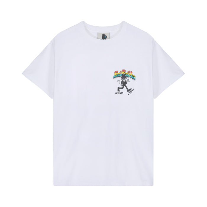 Real Bad Man Records And Tapes S/S Tee White