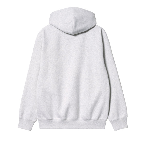 Carhartt WIP Hooded Carhartt Sweat Ash Heather Rocket