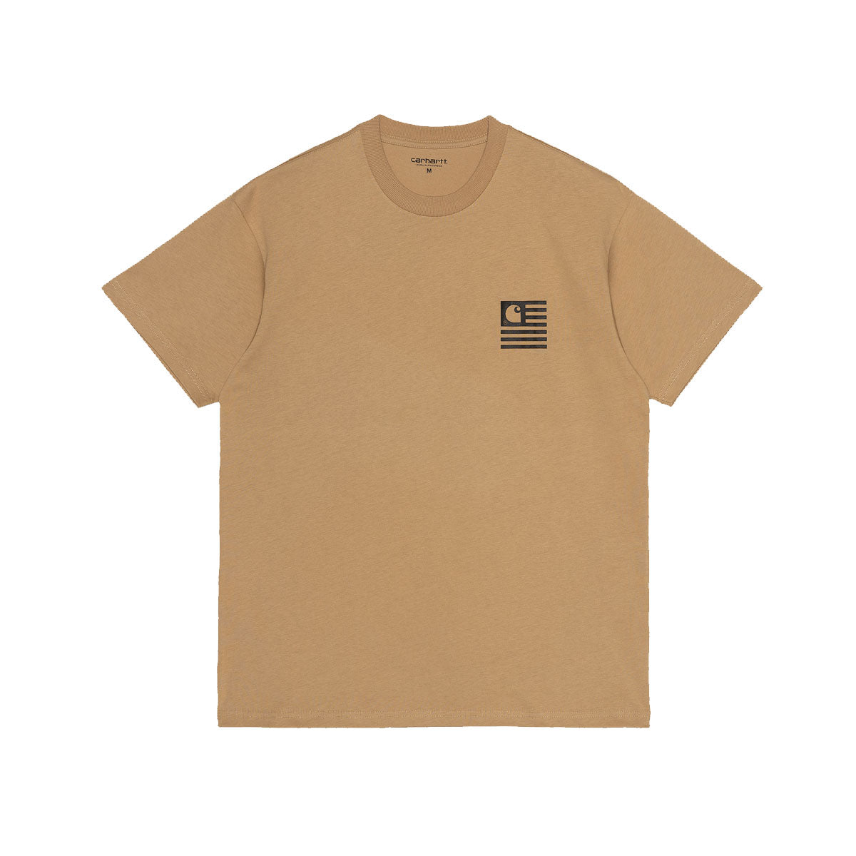 Carhartt WIP S/S Fade State T-Shirt Dusty Hamilton Brown Black