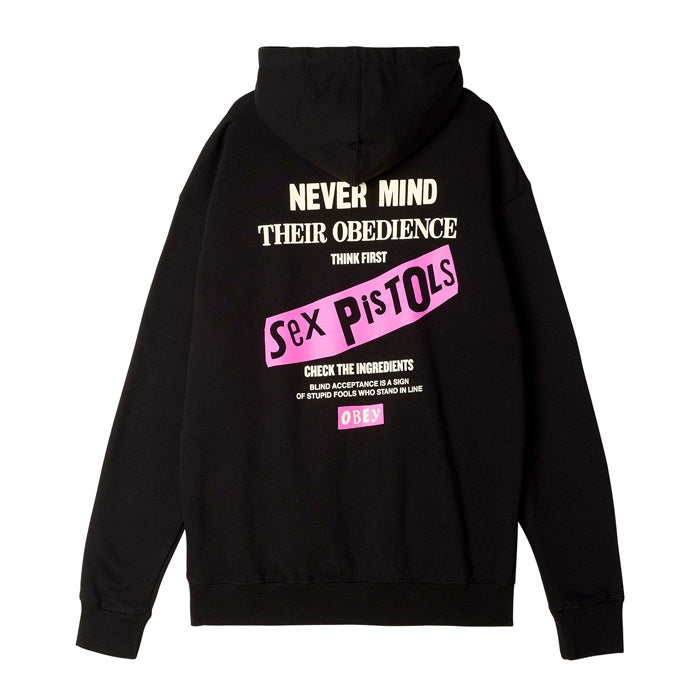 Obey Nevermind Obedience Hoodie Black