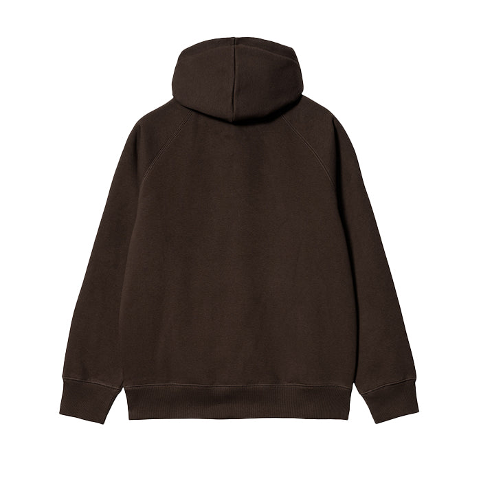 Carhartt WIP Hooded Chase Sweat Dark Umber Gold