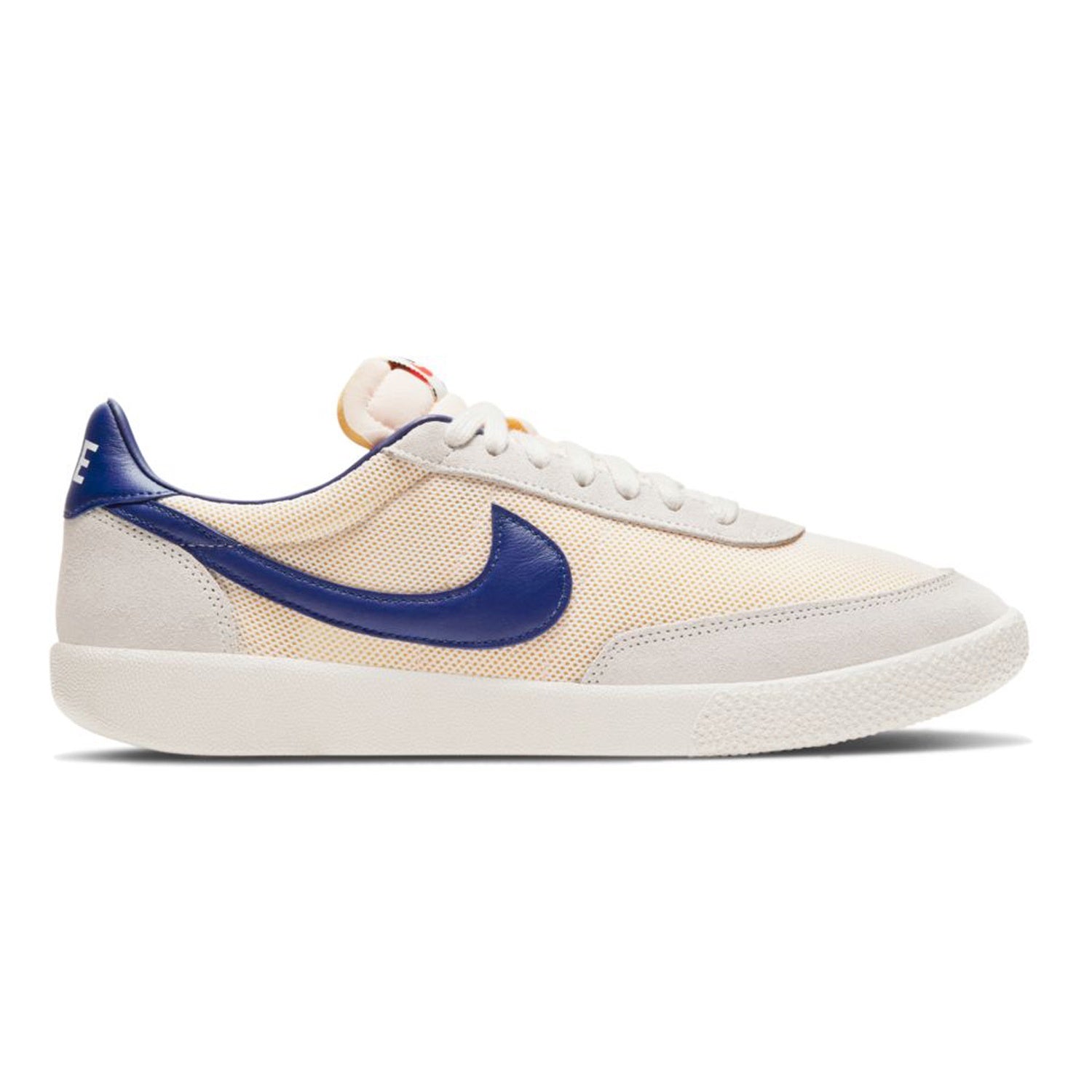 Royal blue and hot sale orange nikes