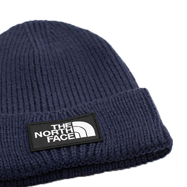 The North Face Logo Box Cuffed Beanie Summit Navy