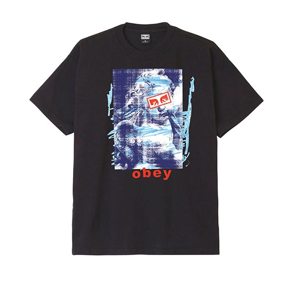 Obey Angel Eyes T shirt Off Black