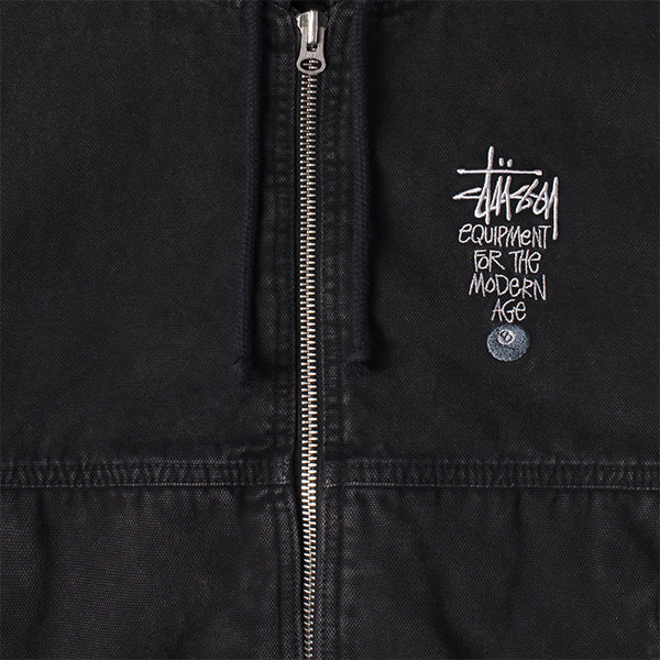 Stussy Canvas Insulated Work Jacket Black